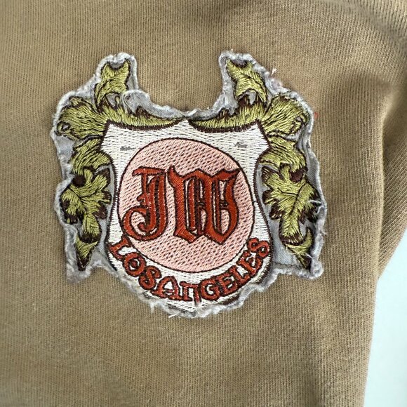 Johnny Was Los Angeles Khaki Two-Way Zip Hoodie Medium - Picture 8 of 13